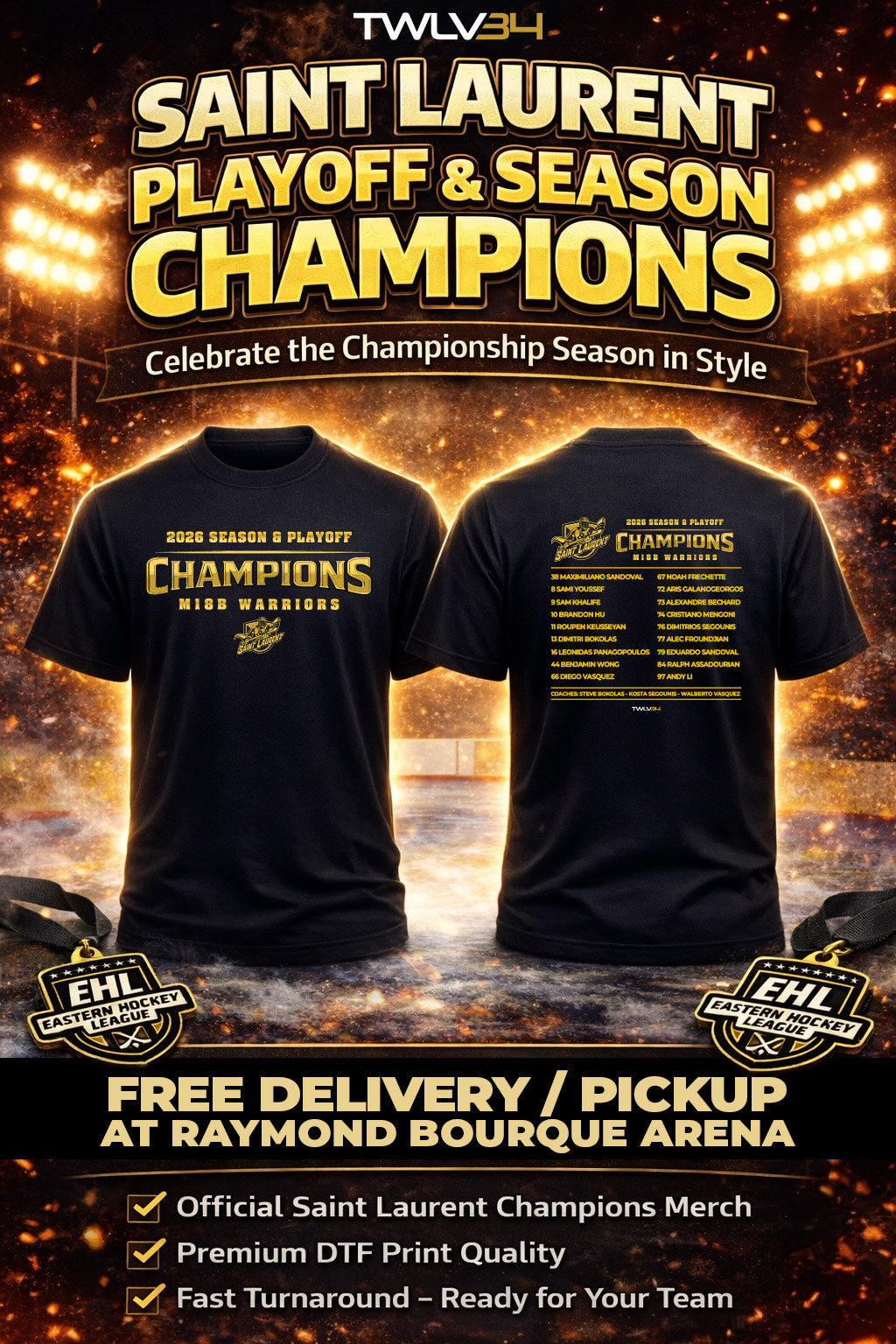 HSL T-Shirt Champions