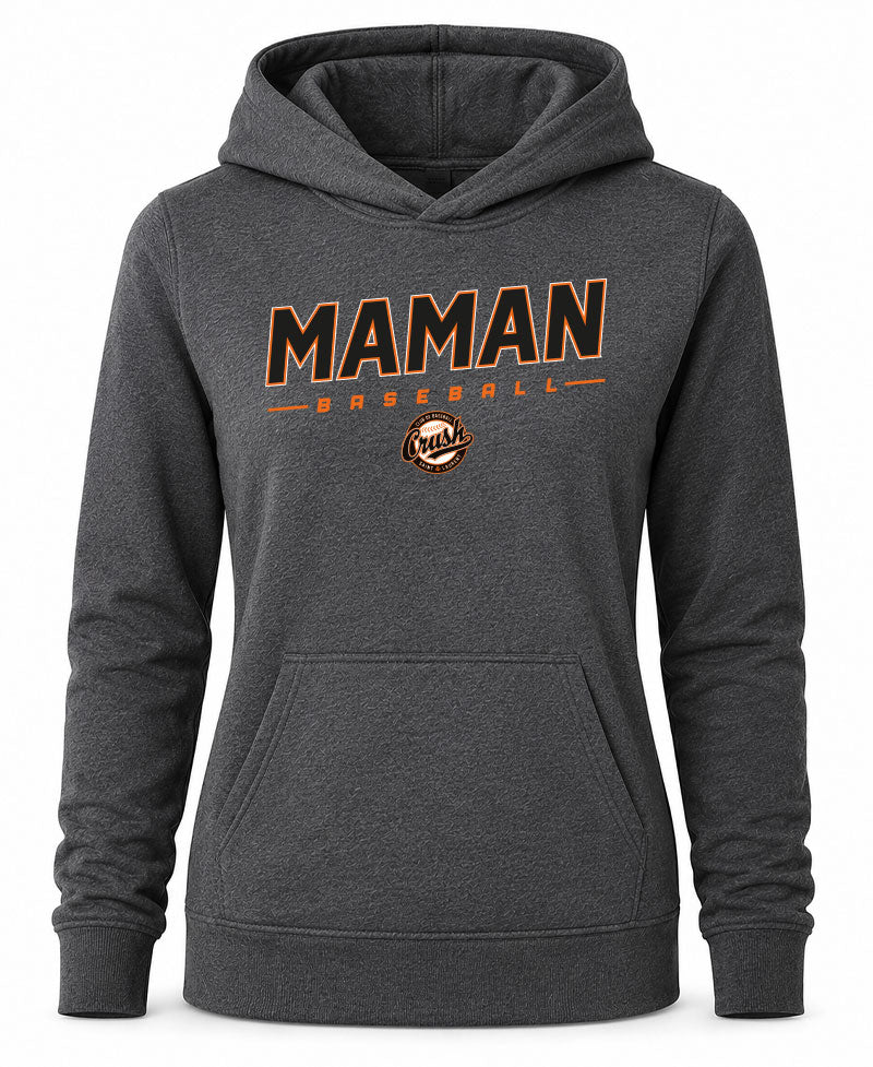 Crush Maman Baseball Chandail à Capuchon