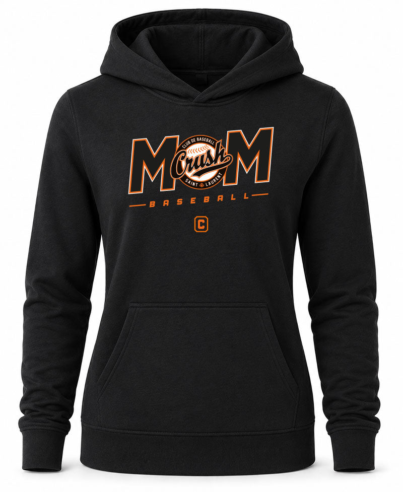 Crush Mom Baseball Chandail à Capuchon