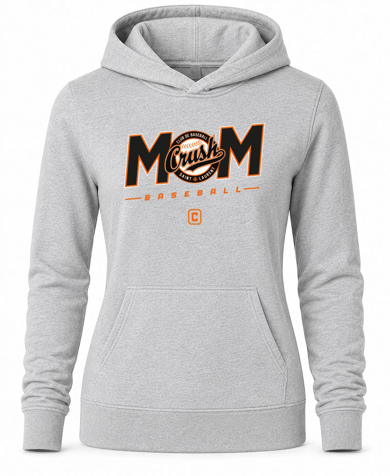 Crush Mom Baseball Chandail à Capuchon