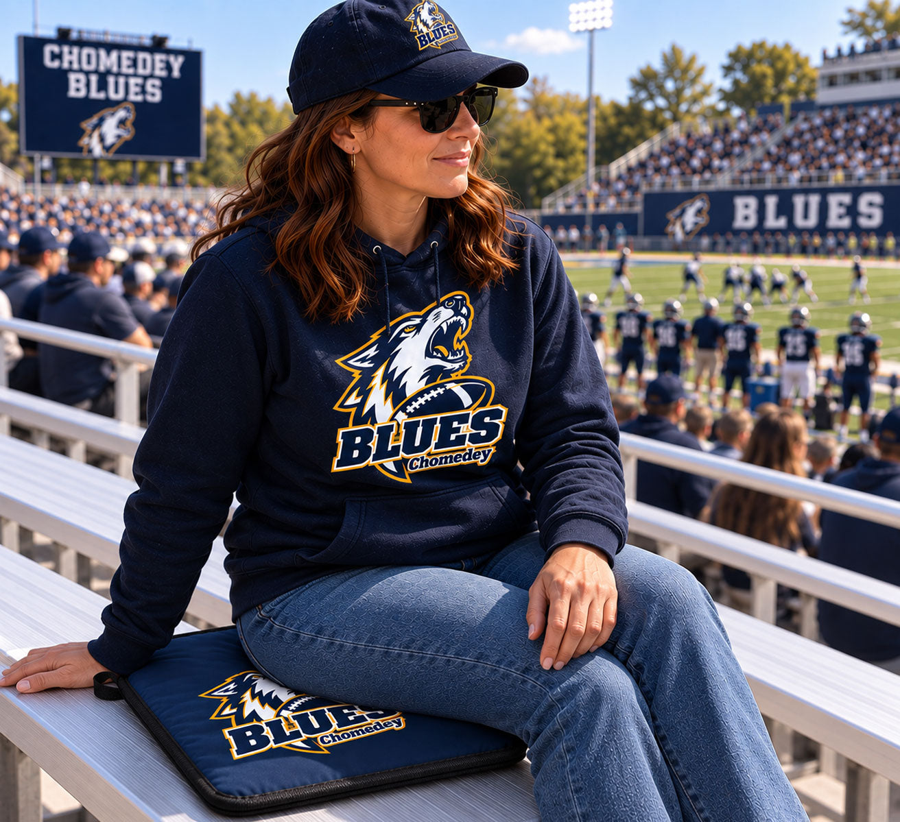 Blues Seat Cushion
