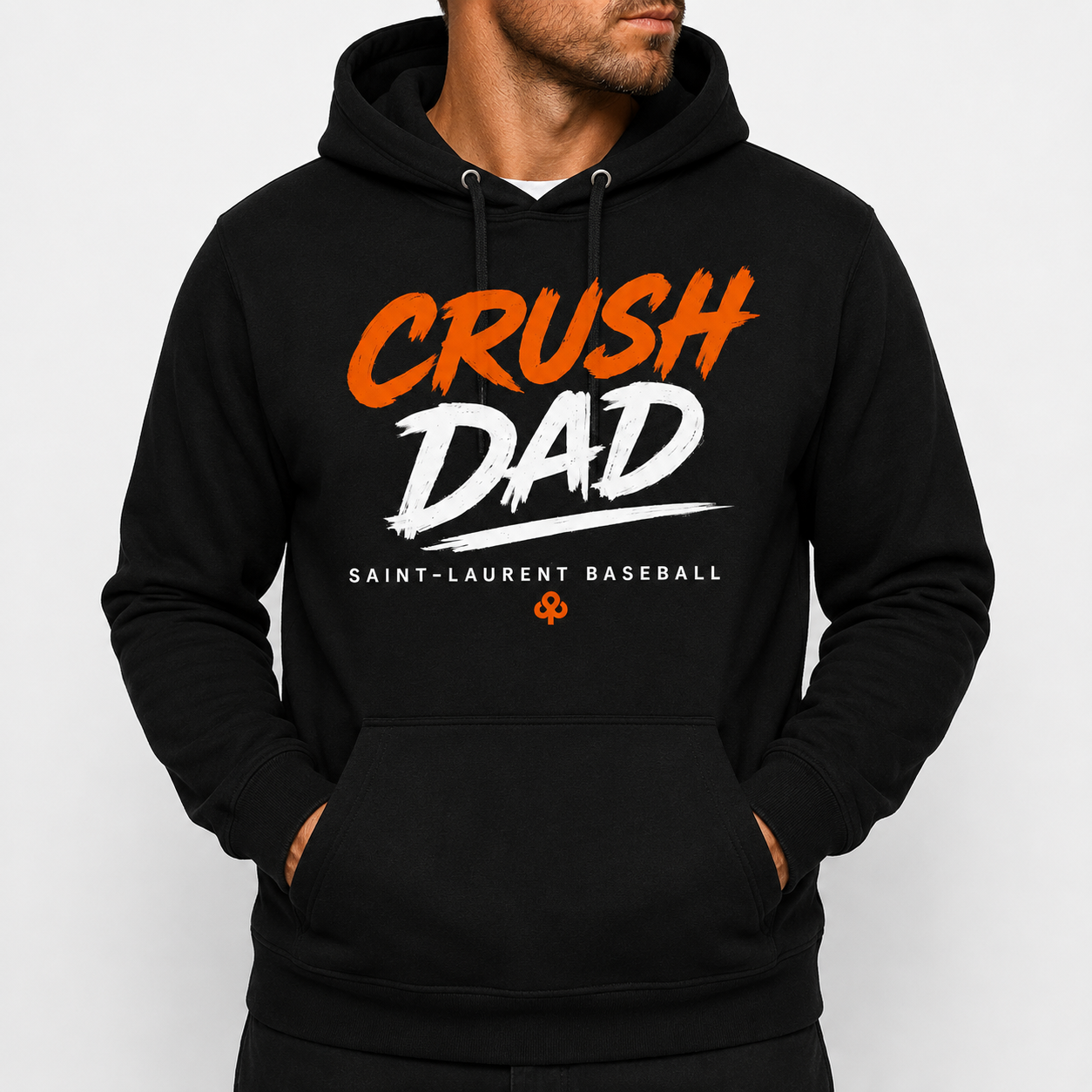 Crush Dad Baseball Hoodie