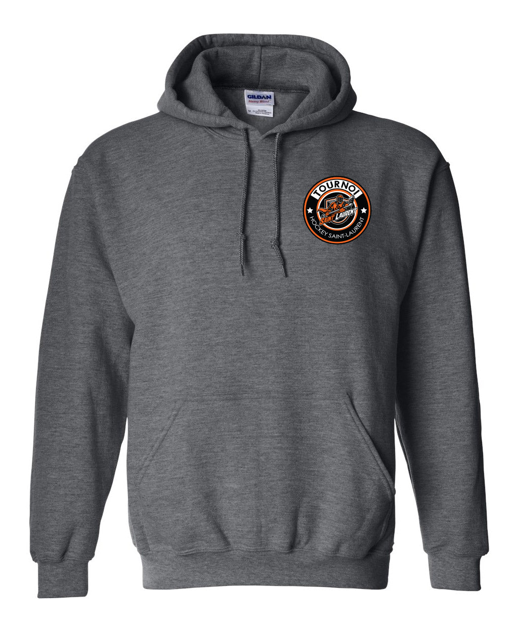 HSL Small Tournament Logo Dark Gray Hoodie