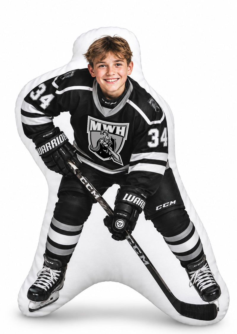 MWH Custom Hockey Player Pillow