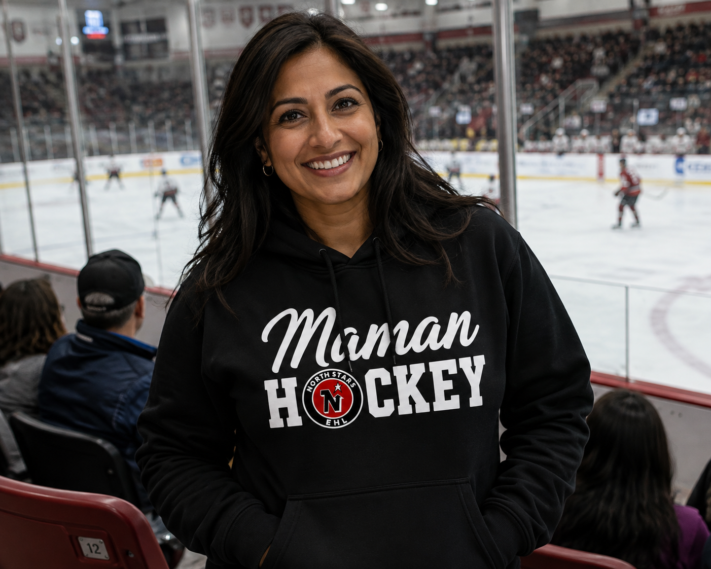 North Stars Hockey Maman Hoodie