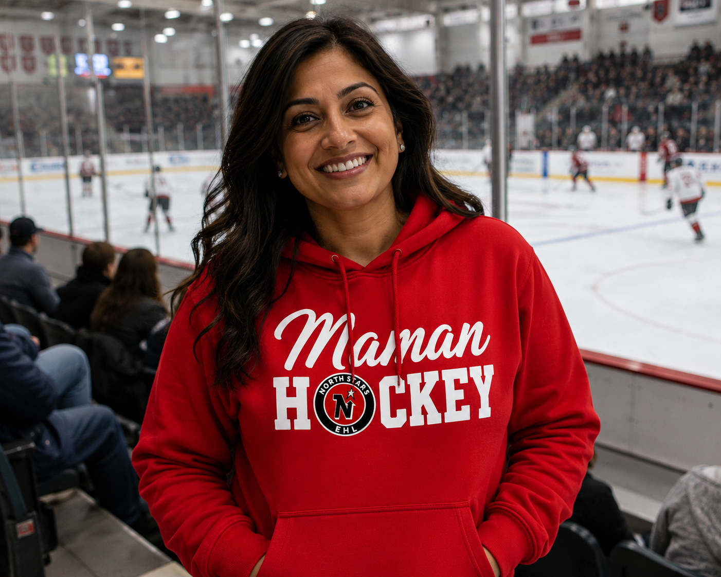 North Stars Hockey Maman Hoodie