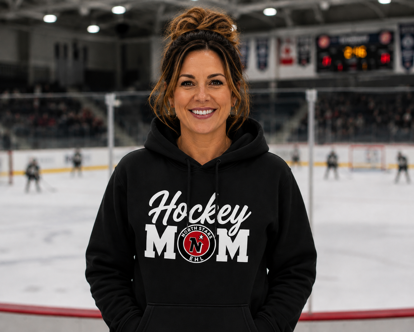 North Stars Hockey Mom Hoodie