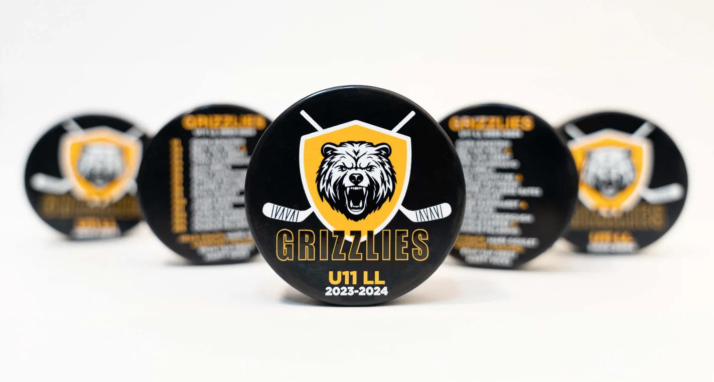 Rondelle de hockey personnalisée