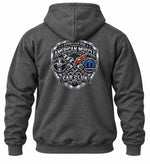 American Muscle Car Club Grey Hoodie