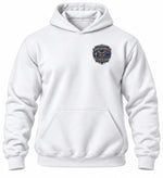 American Muscle Car Club White Hoodie