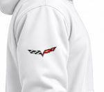 American Muscle Car Club White Hoodie