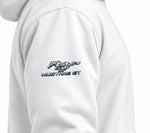 American Muscle Car Club White Hoodie