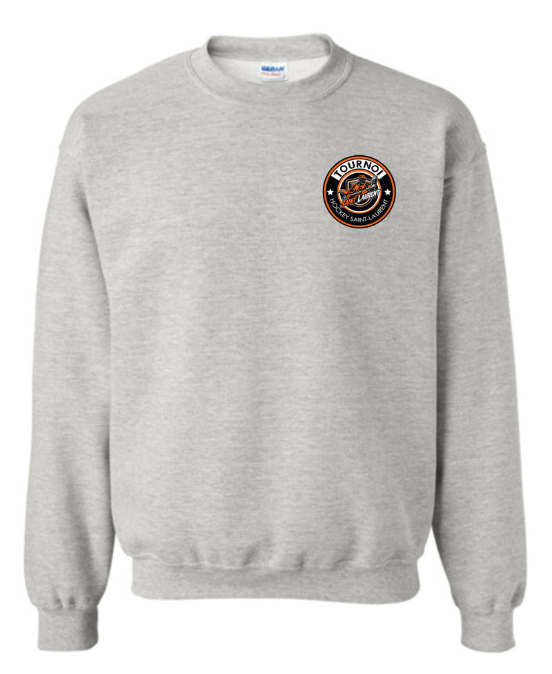 HSL Small Tournament Logo Gray Crewneck